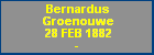 Bernardus Groenouwe