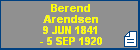 Berend Arendsen