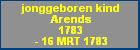 jonggeboren kind Arends