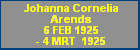 Johanna Cornelia Arends