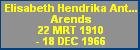 Elisabeth Hendrika Antonia Arends