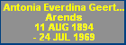 Antonia Everdina Geertruida Arends
