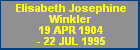 Elisabeth Josephine Winkler