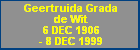 Geertruida Grada de Wit