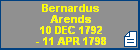 Bernardus Arends