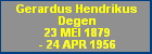 Gerardus Hendrikus Degen
