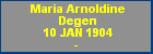 Maria Arnoldine Degen