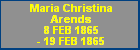 Maria Christina Arends