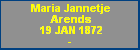Maria Jannetje Arends