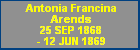 Antonia Francina Arends