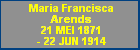 Maria Francisca Arends