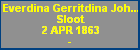 Everdina Gerritdina Johanna Sloot