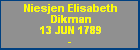 Niesjen Elisabeth Dikman