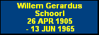 Willem Gerardus Schoorl