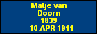 Matje van Doorn