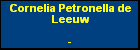 Cornelia Petronella de Leeuw