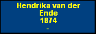 Hendrika van der Ende