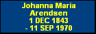 Johanna Maria Arendsen