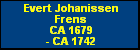 Evert Johanissen Frens