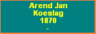 Arend Jan Koeslag