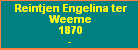 Reintjen Engelina ter Weeme