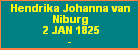 Hendrika Johanna van Niburg