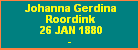 Johanna Gerdina Roordink