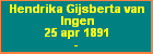 Hendrika Gijsberta van Ingen
