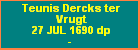 Teunis Dercks ter Vrugt