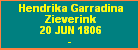 Hendrika Garradina Zieverink