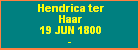 Hendrica ter Haar