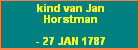 kind van Jan Horstman