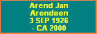 Arend Jan Arendsen