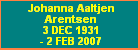 Johanna Aaltjen Arentsen