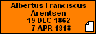 Albertus Franciscus Arentsen
