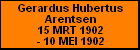 Gerardus Hubertus Arentsen