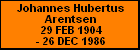 Johannes Hubertus Arentsen