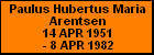 Paulus Hubertus Maria Arentsen