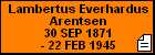 Lambertus Everhardus Arentsen