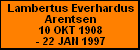 Lambertus Everhardus Arentsen
