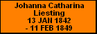 Johanna Catharina Liesting