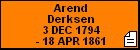 Arend Derksen