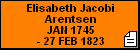 Elisabeth Jacobi Arentsen