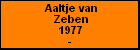 Aaltje van Zeben