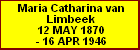 Maria Catharina van Limbeek