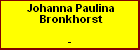Johanna Paulina Bronkhorst