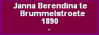 Janna Berendina te Brummelstroete