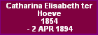 Catharina Elisabeth ter Hoeve