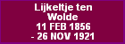 Lijkeltje ten Wolde