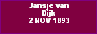 Jansje van Dijk